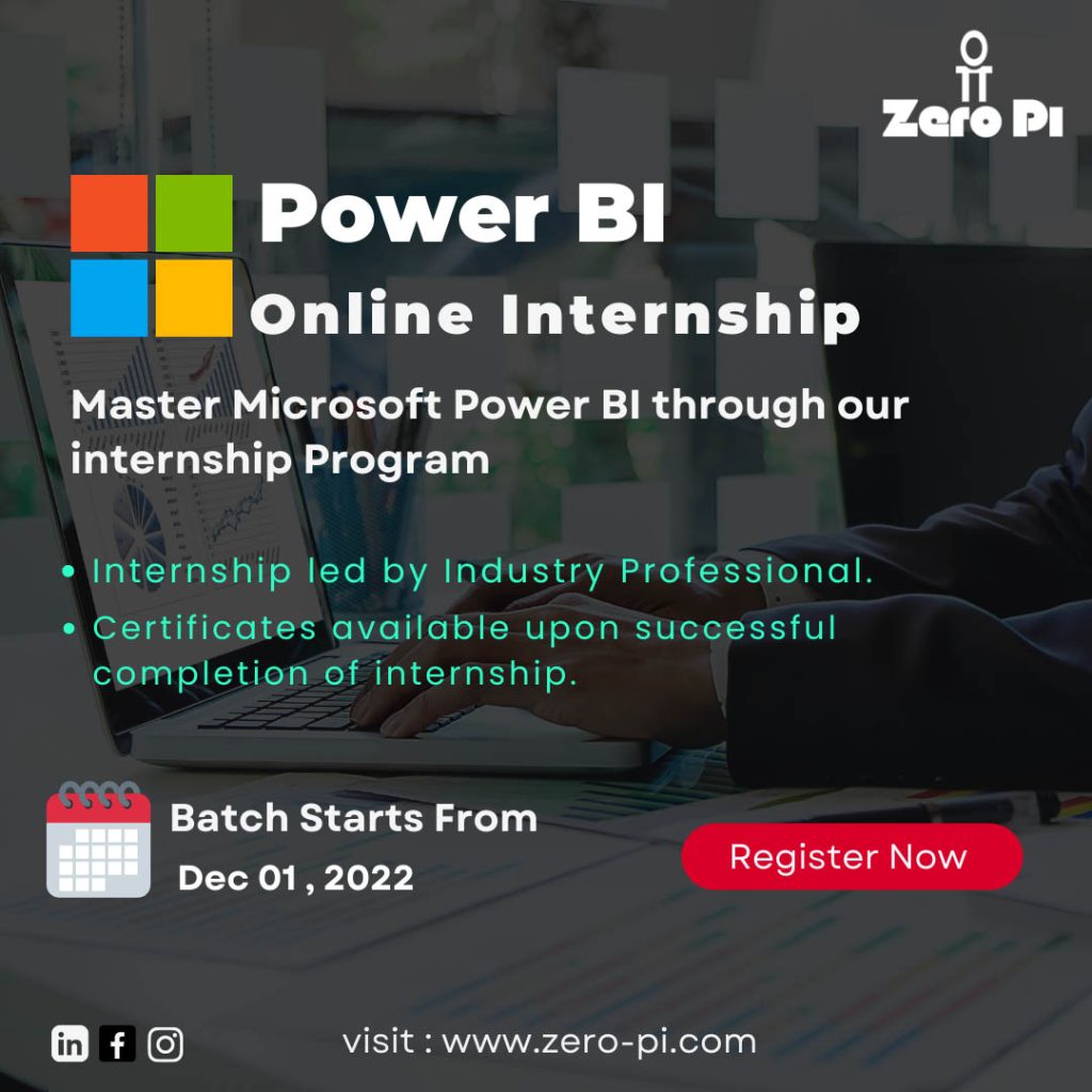 Power BI -ZeroPi Tech Solutions Bangalore